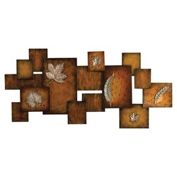 Boxwood Foliage Metal Wall Sculpture