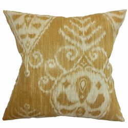 Hargeisa Ikat Pillow in Dijon