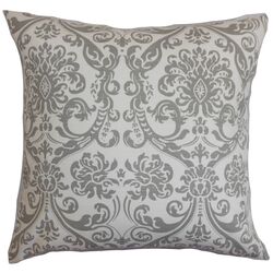 Dolbeau Cotton Pillow in Gray