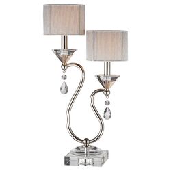 Table Lamp in Polished Nickel