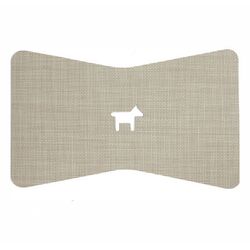 Bow Tie Dog Mat in Wheat