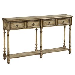 Rustic Chic Console Table in Dune