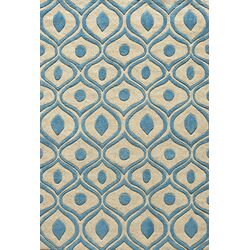 Chatham Dark Blue & Ivory Moroccan Rug