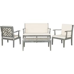 Manning 4 Piece Lounge Seating Group with Cushions