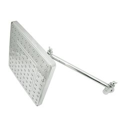 Full Spray Square Rain Shower with Arm in Chrome