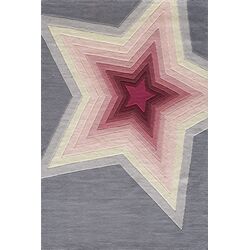 Momeni Lil Mo Hipster Urban Landscape Rug in Blue