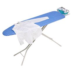 Ironing Board with Iron Rest in Blue
