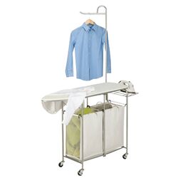 Foldable Laundry Center in Silver