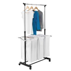 Adjustable Height Laundry Center in Chrome