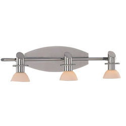 Brushed Nickel Bathroom Lighting on Minka Lavery Tiburon Vanity Light In Brushed Nickel   Wayfair