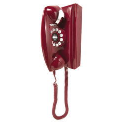 Classic Wall Phone in Red Classic Wall Phone in Red