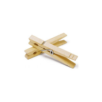 Whitmor, Inc Wood Wire Spring Clothespins (50 Count)