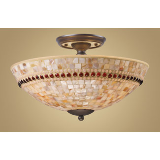 Elk Lighting Roxana Semi Flush Mount