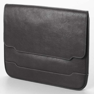Clava Leather Tuscan Document Portfolio  in Black