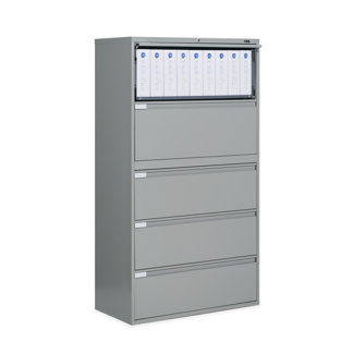 Global Total Office 42" W Five-Drawer Lateral File