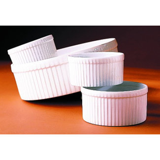 Pillivuyt Classic 7.25" Large Pleated Souffle Dish