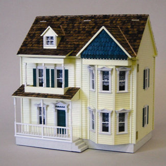 Real Good Toys Half Scale Front-Opening Victorian Shell Dollhouse Kit