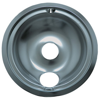 Range Kleen 8" Large Drip Pan for GE Style B in Chrome