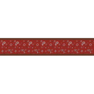 Sweet Jojo Designs Wild West Cowboy Collection Wall Paper Border  - Bandana Print