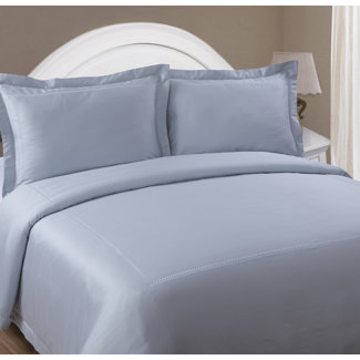 North Home Christina Duvet Cover Set in Ice Blue
