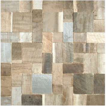 Co osaic Random Sized Puzzle Style Envy Wood Unpolished
