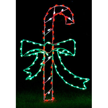 candy cane with bow led light christmas decoration wayfair candy cane with bow led light christmas decoration wayfair