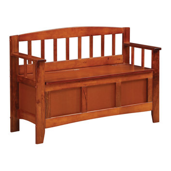 OSP Designs Metro Wood Storage Entryway Bench &amp; Reviews | Wayfair