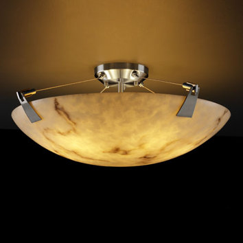 Justice Design Group LumenAria 8 Light Semi Flush Mount