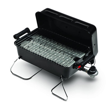 CharBroil Portable Deluxe Tabletop Gas Grill with Push-Button Ignition