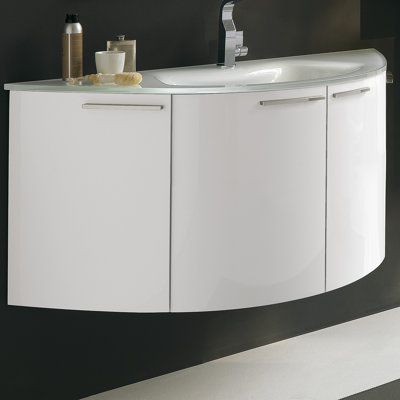 Acquaviva Archeda V 47" Curved Bathroom Vanity