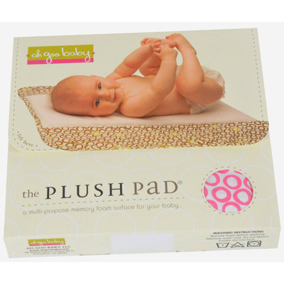 Ah Goo Baby Memory Foam Changing Pad in Bubbles in Juice