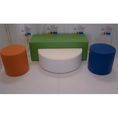 La-Fete Playful Bolds Vinyl Bench
