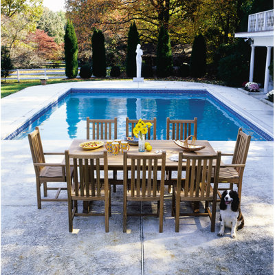 Kingsley Bate Essex Oval Extension Table 122"