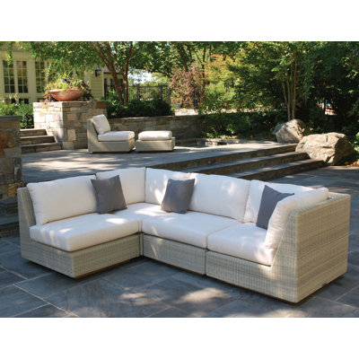 Kingsley Bate Westport Sectional Deep Seating Group with Cushions