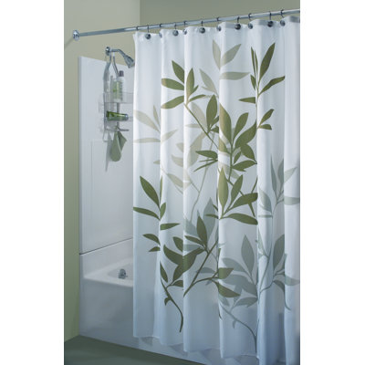 Leaf Print Shower Curtain