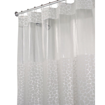 EVA Stone Print Long Shower Curtain