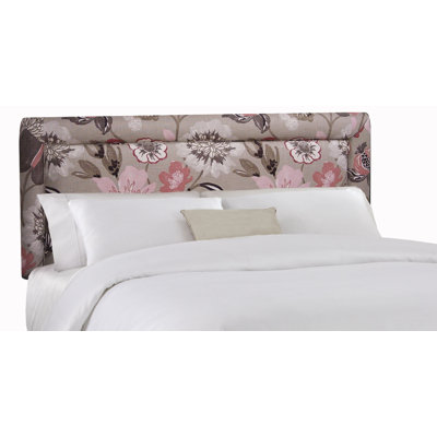 Floral Upholstered Headboard by Skyline Furniture -image