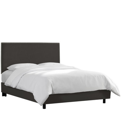Linen Upholstered Bed by Skyline Furniture -image