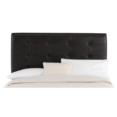 Tufted Faux Leather Headboard by Skyline Furniture -image