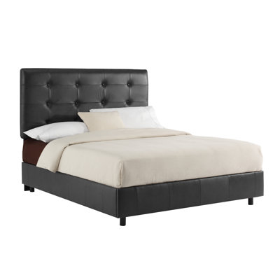 Tufted Platform Bed by Skyline Furniture -image