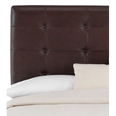 Skyline Furniture Tufted Leather Upholstered Headboard