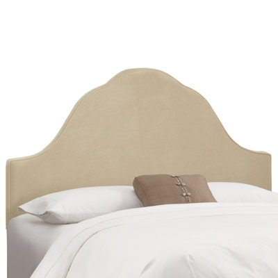 Velvet Arched Headboard by Skyline Furniture -image