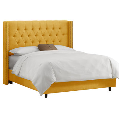 Skyline Furniture Wingback Bed