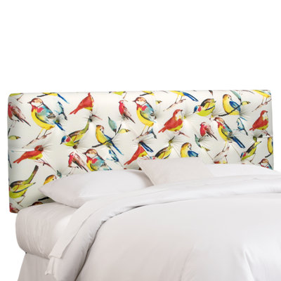 Click To Image : Tufted Fabric Upholstered Headboard by Skyline Furniture Now