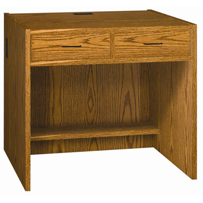Ironwood Two Drawer Unit 32.25"-39.75" H x 36" W Extension Desk Return