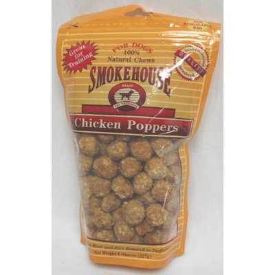 Smokehouse Pet Products Chicken Popper Dog Treat
