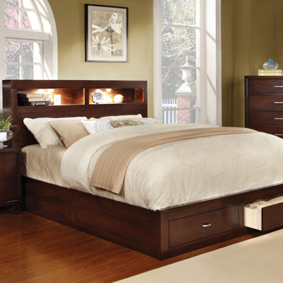 Vivaldo Storage Platform Bed by Hokku Designs -image