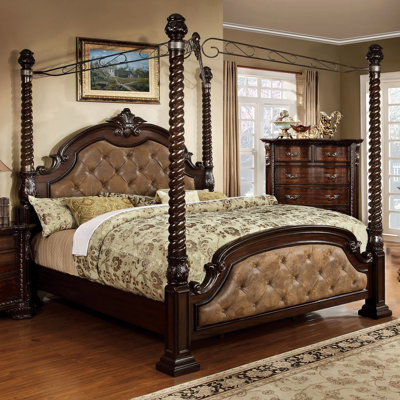Lexanthur Four Poster Bed by Hokku Designs -image