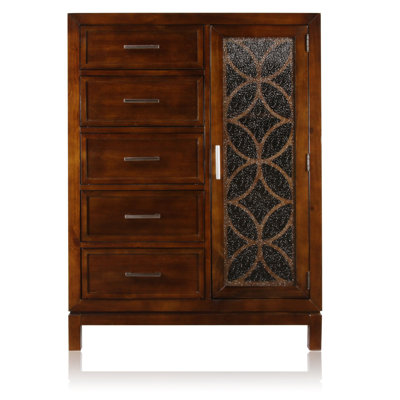 Savannah 5 Drawer Gentleman's Chest by Hokku Designs -image