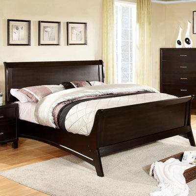 Levon Sleigh Bed by Hokku Designs -image